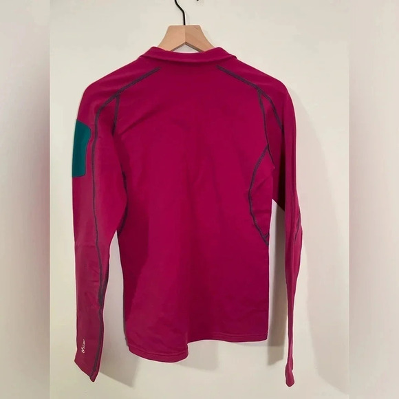 Stoic Nikwax Womens 1/4 Zip Pullover Top Size Medium Pink Waterproof Baselayer - Picture 5 of 8